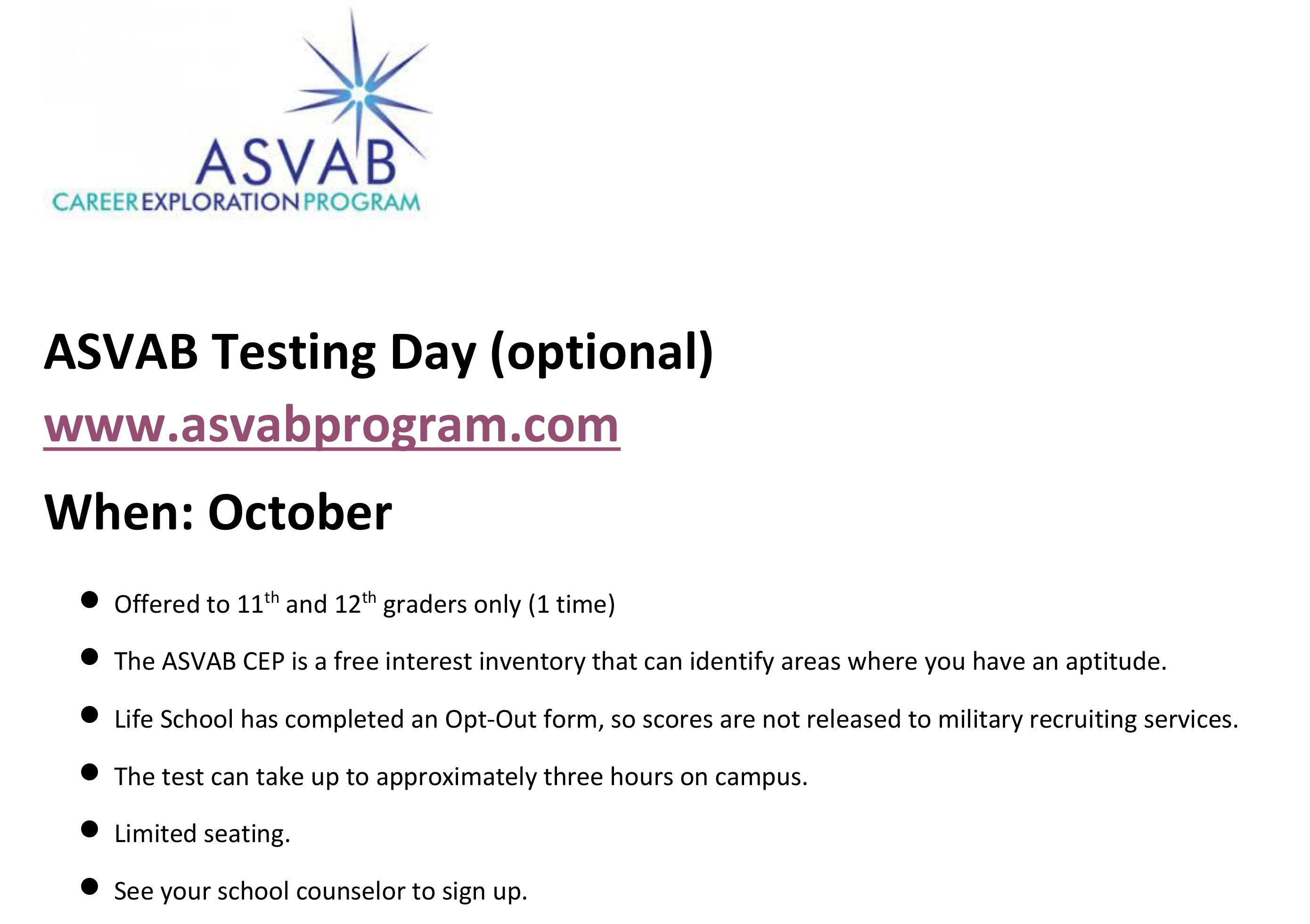 ASVAB Test 2021